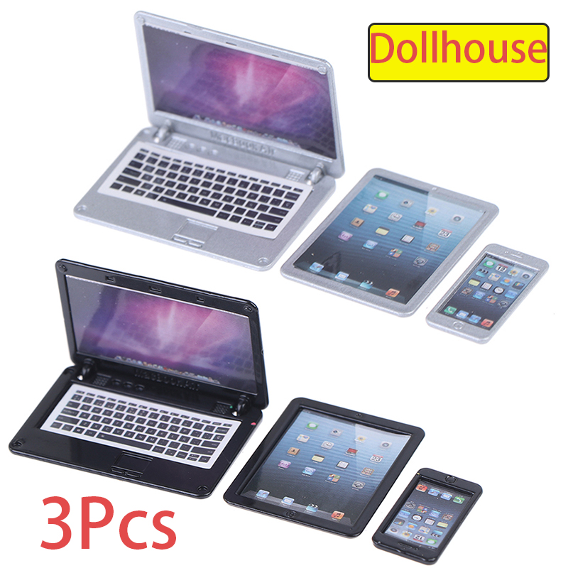 Diy Electronics Housing - 3 adet/takım 1:6 Dollhouse Simülasyon Minyatür