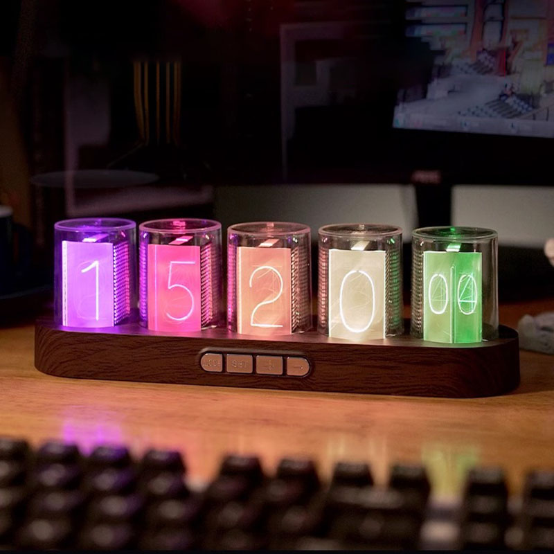 Diy Electronics Desk - Elektronik Tüp Saat DIY Dijital Yaratıcılık
