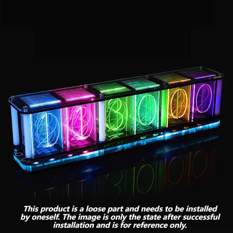 Diy Electronics Desk - Glow Tube Saat Kiti DIY Elektronik