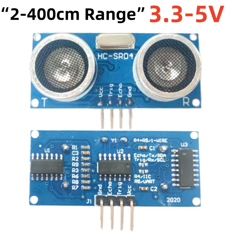 Ultrasonic Sensor Hc - 1-10 Adet HC-SR04 Ultrasonik Sensör 2-400