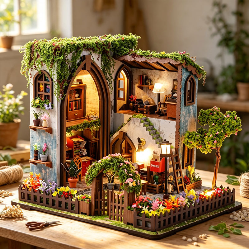 Kendin Yap Ahşap Minyatür Ev K - Diy Electronics Housing incelemesi ve fiyatı