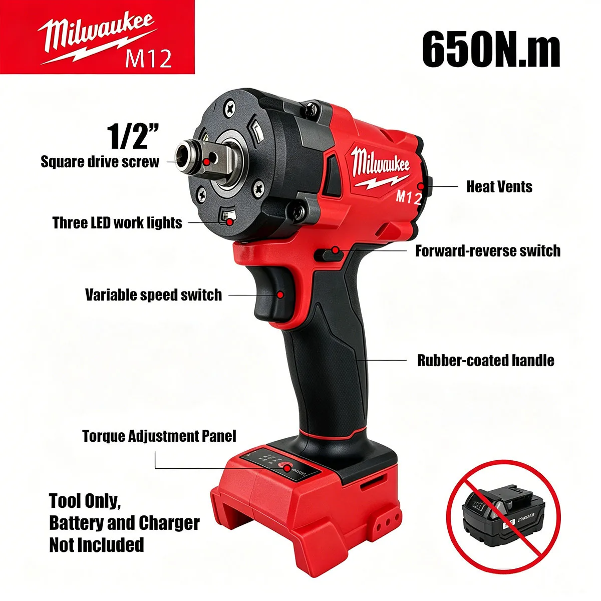 Milwaukee M12 1/2' M18 FUEL Fı - Milwaukee Drill M18 Fuel incelemesi ve fiyatı