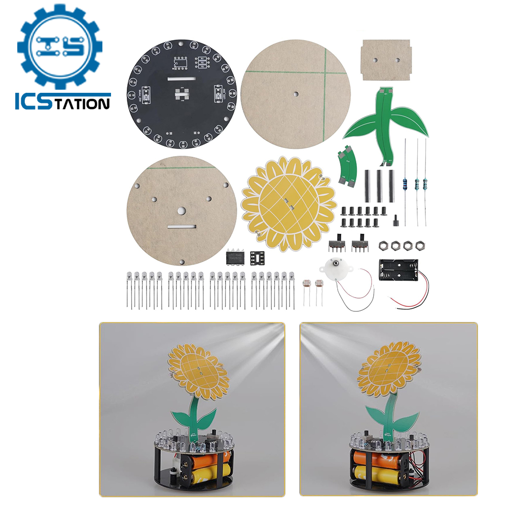 Dönen Ayçiçeği Elektronik Kiti - Diy Electronics Desk incelemesi ve fiyatı