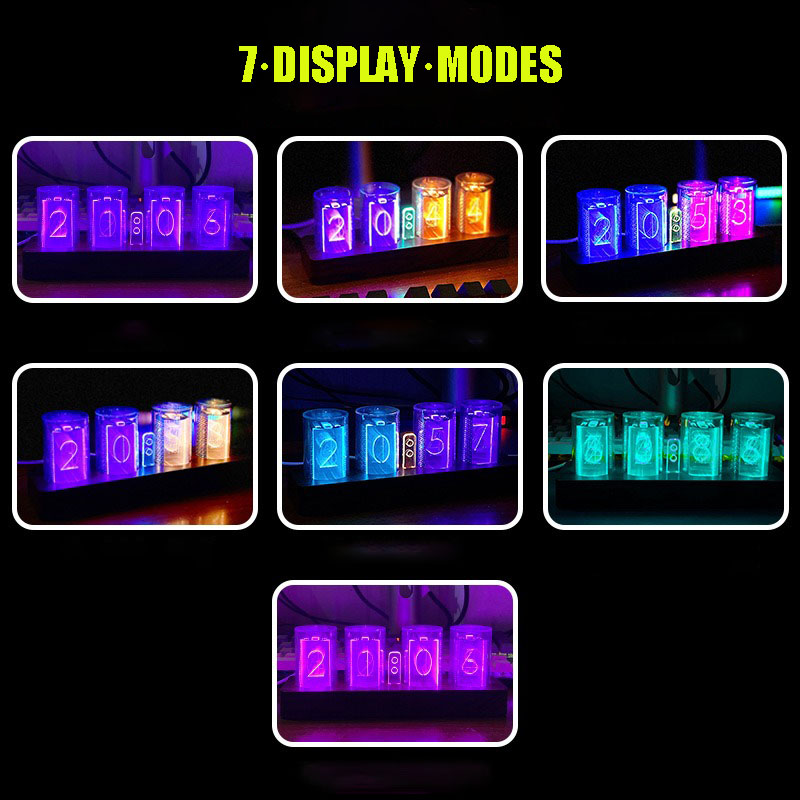 Renkli RGB Glow Tüp Dijital Sa - Diy Electronics Desk incelemesi ve fiyatı
