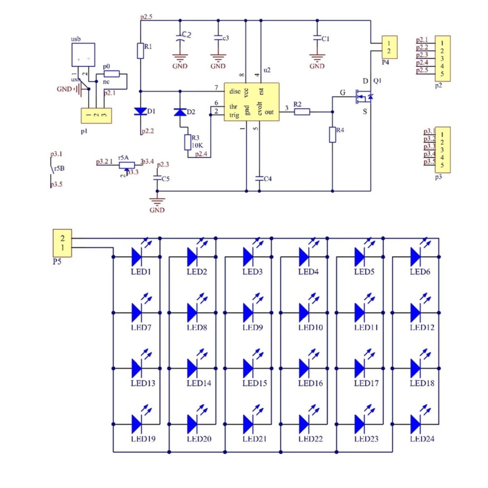 NE555 PWM LED Masa Lambası DIY - Diy Electronics Desk incelemesi ve fiyatı