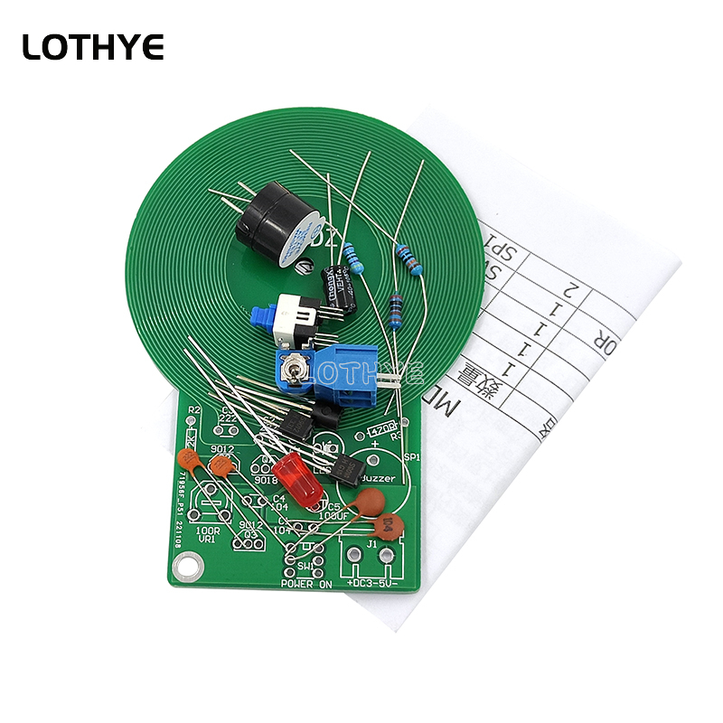 DC 3 V-5 V Metal Dedektörü Kit - Diy Electronics Circuits incelemesi ve fiyatı