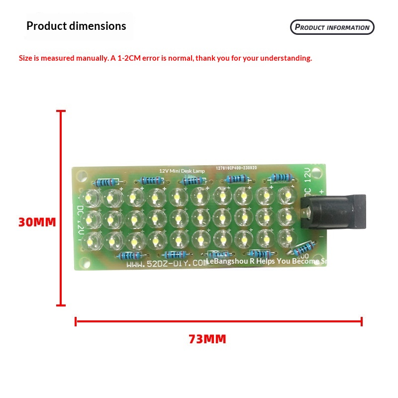 12V aydınlatmalı masa lambası  - Diy Electronics Desk incelemesi ve fiyatı