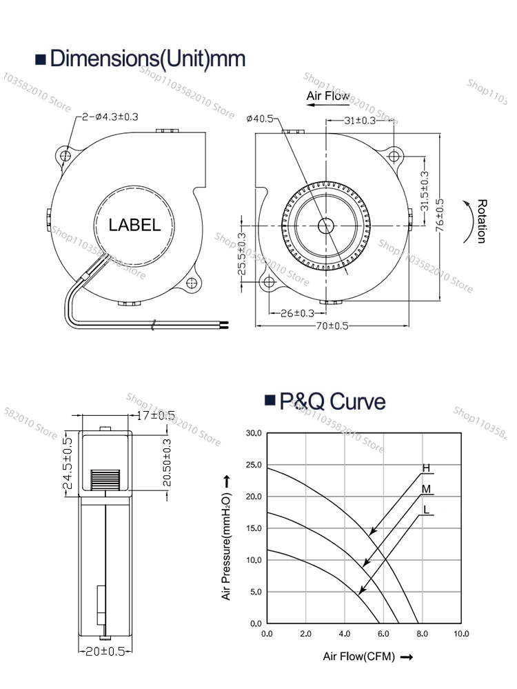 Ultra İnce 75mm DC Santrifüj F - Diy Electronics Cabinet incelemesi ve fiyatı