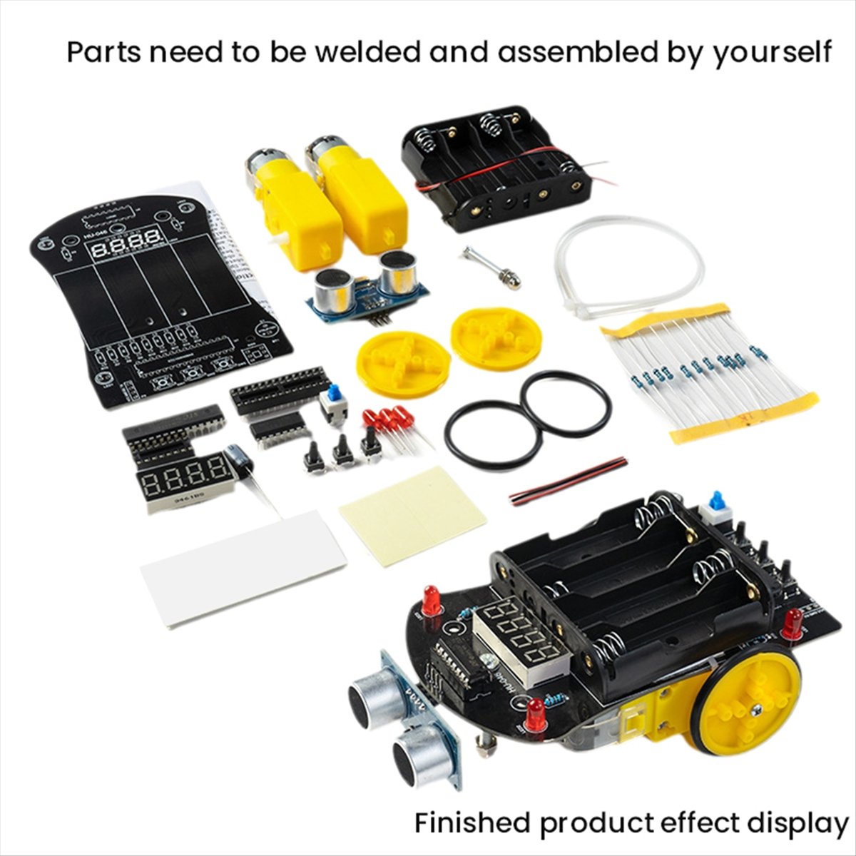 A40I Araba DIY Elektronik Kiti - Diy Robot Electronics Kit incelemesi ve fiyatı