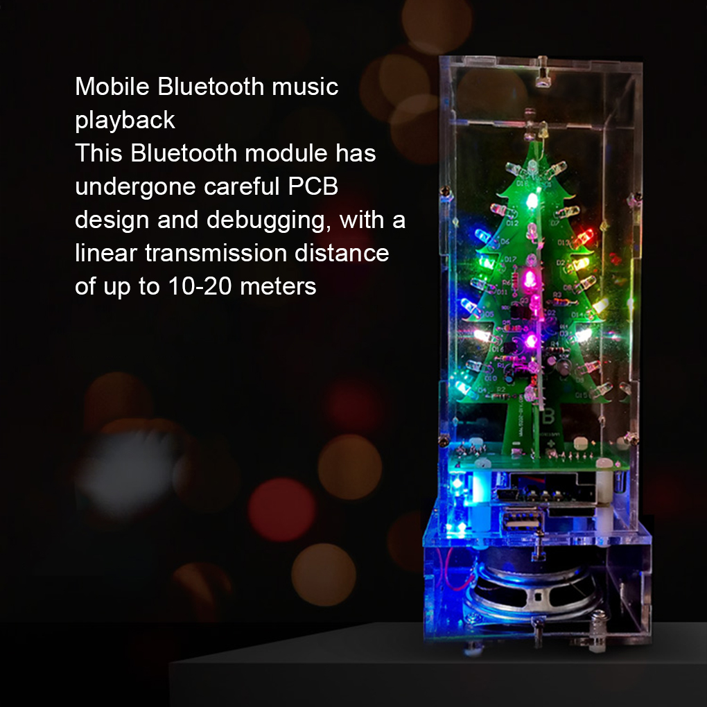 LED renkli noel ağacı DIY seti - Diy Electronics Circuits incelemesi ve fiyatı
